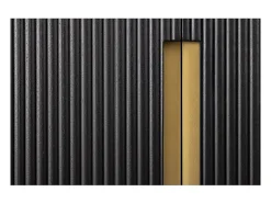 Buffet 160 cm 4 puertas negro y dorado – Colección ORION