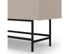 Buffet 4 portes beige 100 cm - Clea