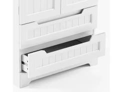 Buffet de cocina blanco con 2 cajones y 2 puertas