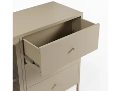Buffet de metal beige arena 140 cm - Latem