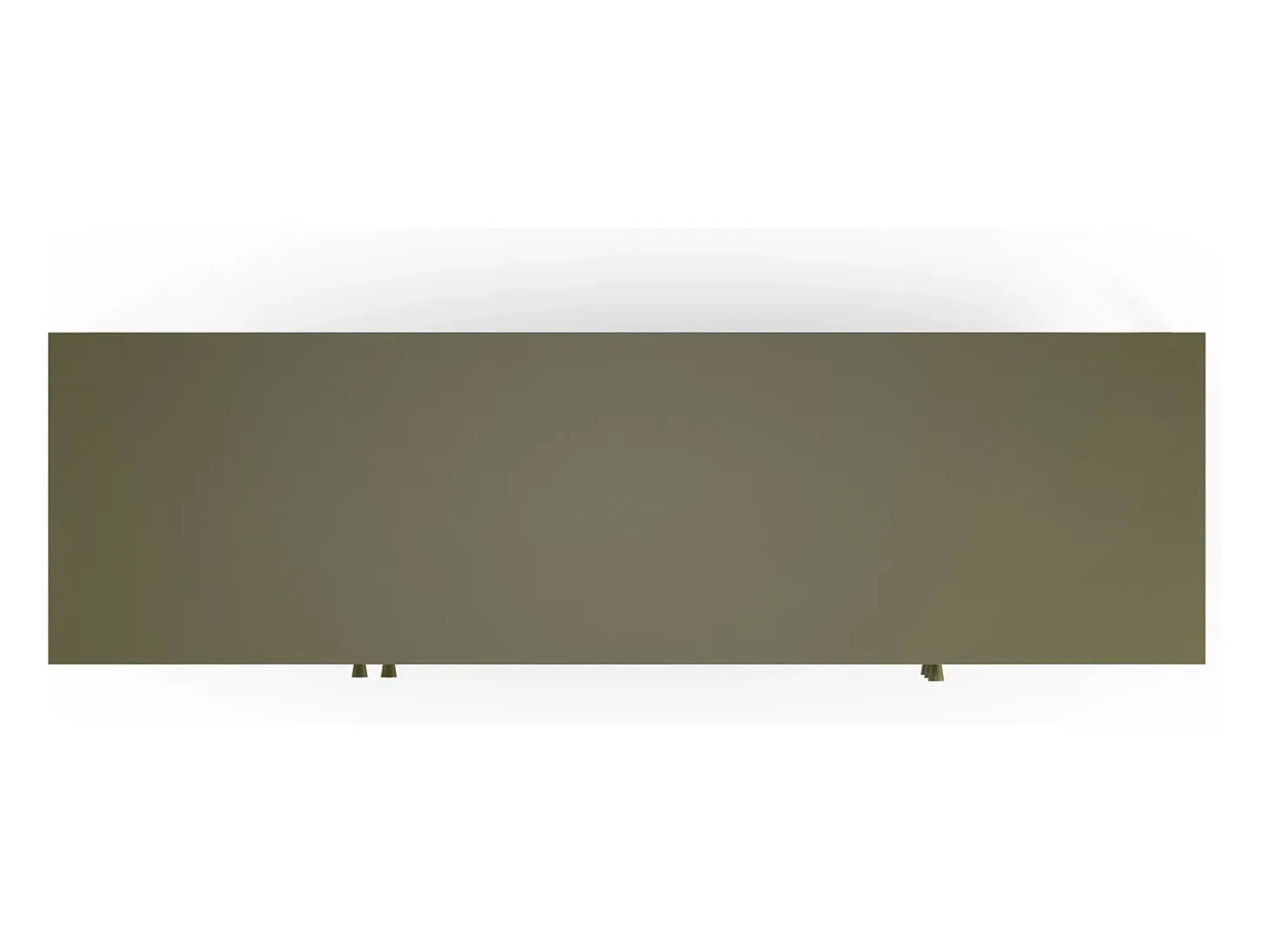 Buffet de metal verde caqui 140 cm - Latem