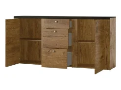 Buffet diseño 175cm para salón color roble colección SANTIAGO.