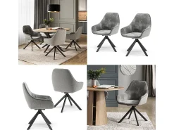 Butaca gris claro 60x62x89 eleganza