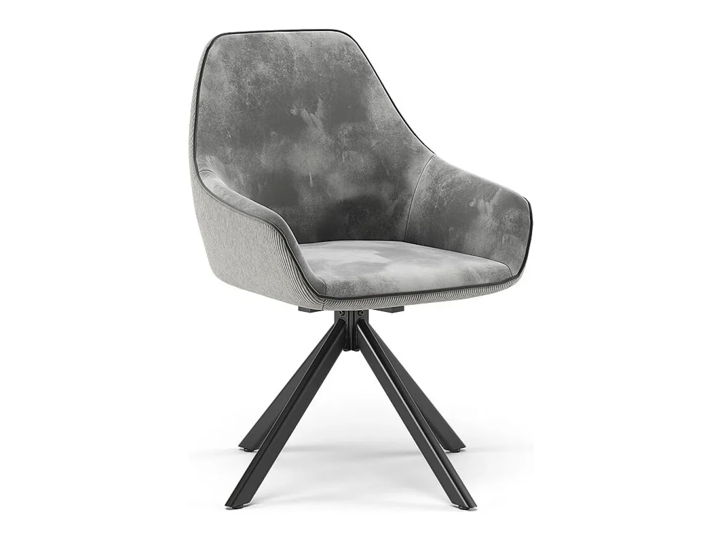 Butaca gris claro 60x62x89 eleganza