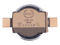 Cacerola Mia Bidasoa con tapa aluminio prensado gris Ø20 cm