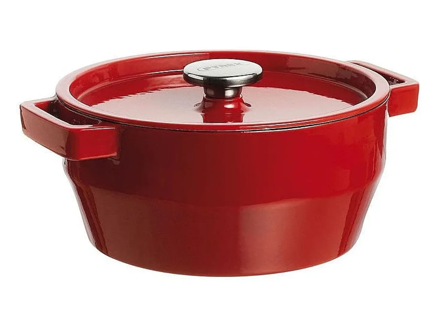 Cacerola Slow Cook Pyrex 3,6L hierro fundido rojo Ø24 cm