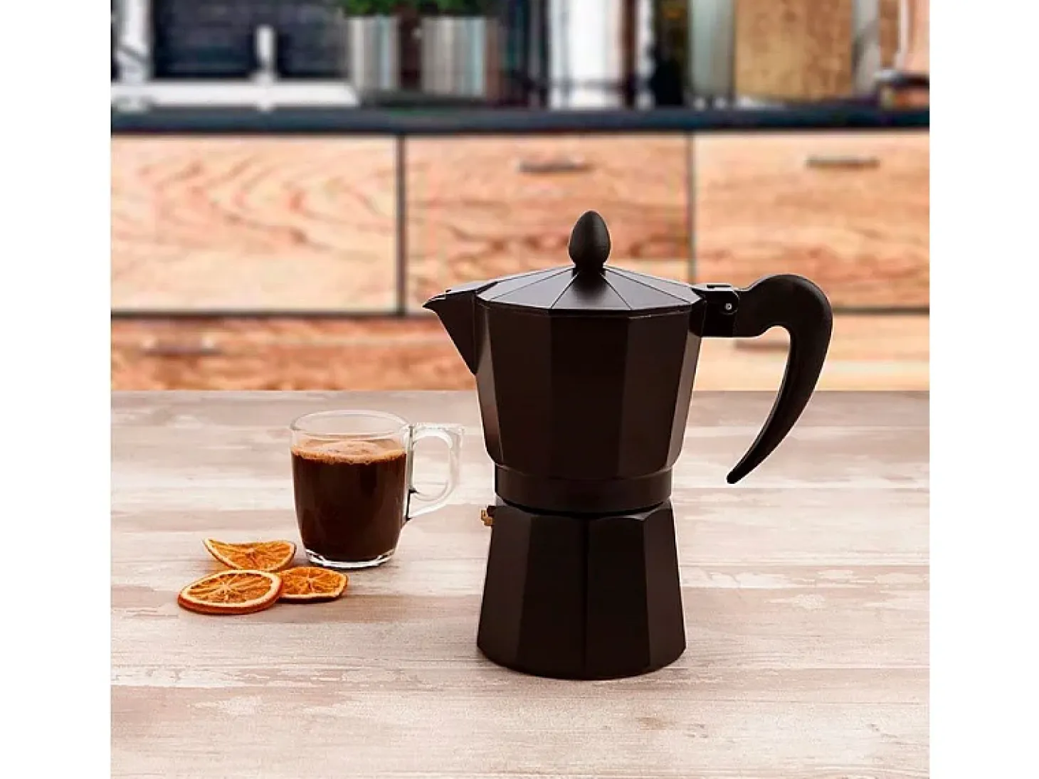 Cafetera Black Coffee Quid 3 tazas negro