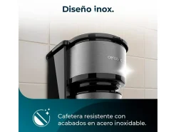 Cafetera de goteo Cecotec Coffee 66 Drop & Go 700W 420ml con termo inox