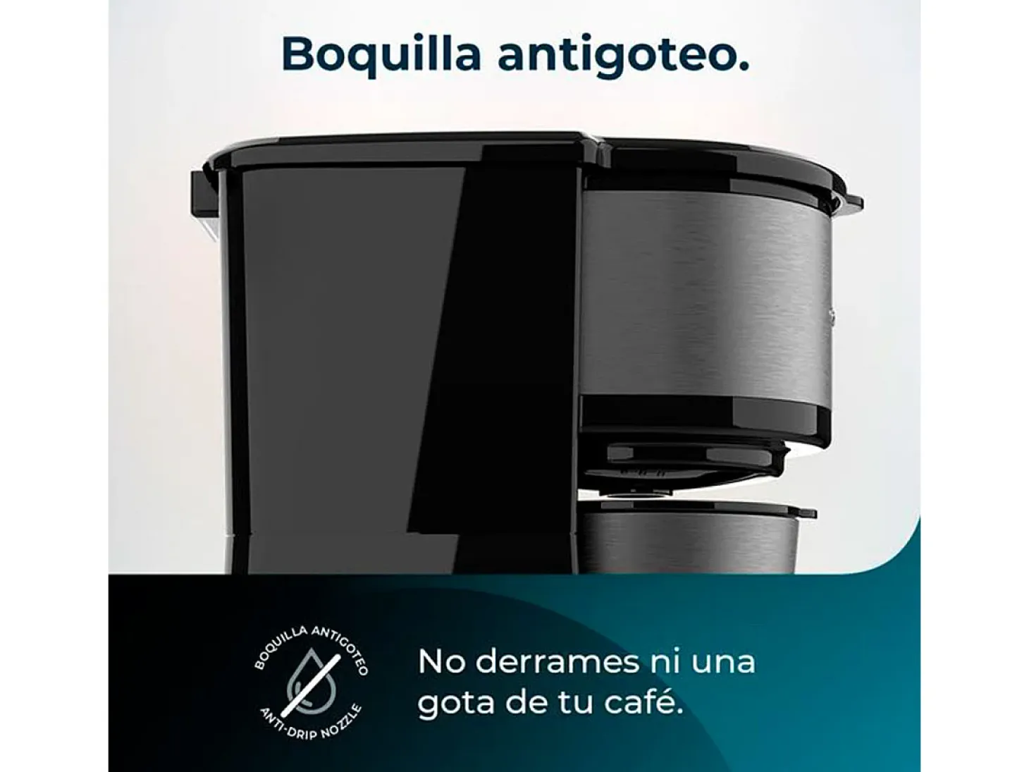 Cafetera de goteo Cecotec Coffee 66 Drop & Go 700W 420ml con termo inox