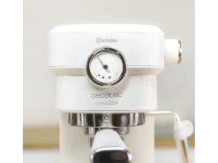 Cafetera Espresso Cafelizzia 790 White Pro.Sistema Thermoblock, 20 Bares, ModoAuto 1 y 2 Cafés, Vaporizador Orientable, Conducto de Agua para Infusiones