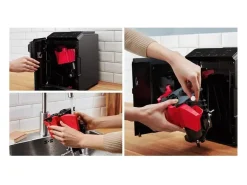 Cafetera espresso Verocup TIE20119 Serie 2 con molinillo, 1300 W, 1,4 L - Negra