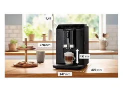 Cafetera espresso Verocup TIE20119 Serie 2 con molinillo, 1300 W, 1,4 L - Negra