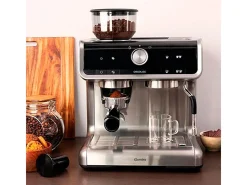 Cafetera express Cecotec Power Espresso 20 Barista Cream 1550W 20 bares inox