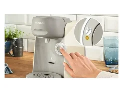 Cafetera multi-bebidas Bosch TASSIMO T16 Finesse Vainilla 1400W con IntensityBoost y depósito de 0,7L