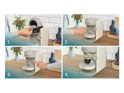 Cafetera multi-bebidas Bosch TASSIMO T16 Finesse Vainilla 1400W con IntensityBoost y depósito de 0,7L
