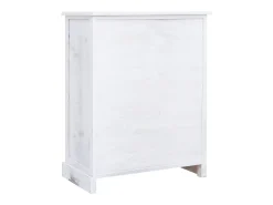 Cajonera de madera blanca 60x30x75 cm