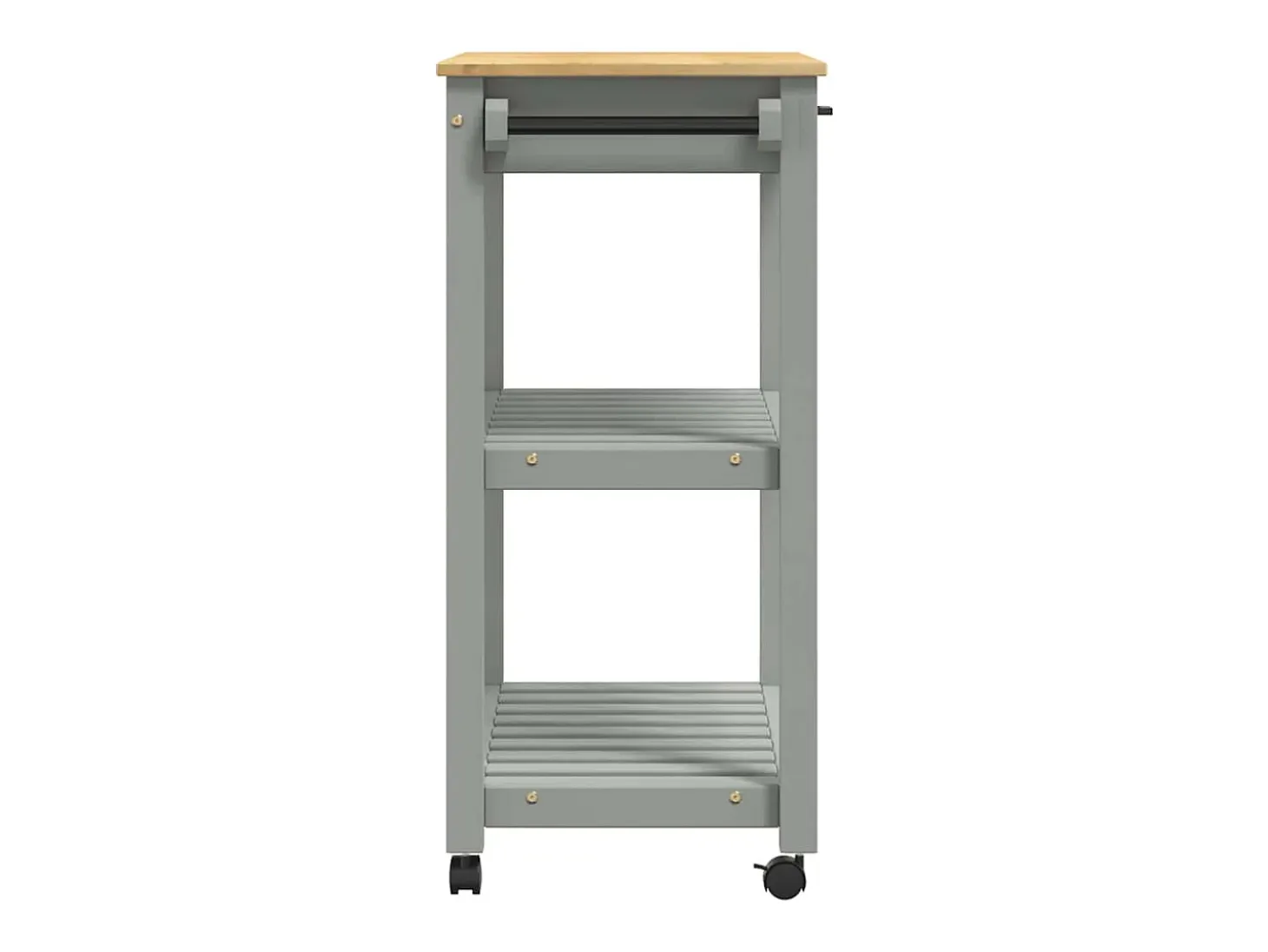 Carrito de cocina MONZA madera maciza de pino 84x40x88,5 cm