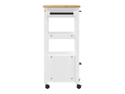 Carrito de cocina MONZA madera maciza de pino 48x40x88,5 cm