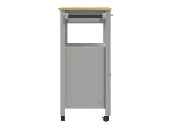 Carrito de cocina MONZA madera maciza de pino 60x40x88,5 cm