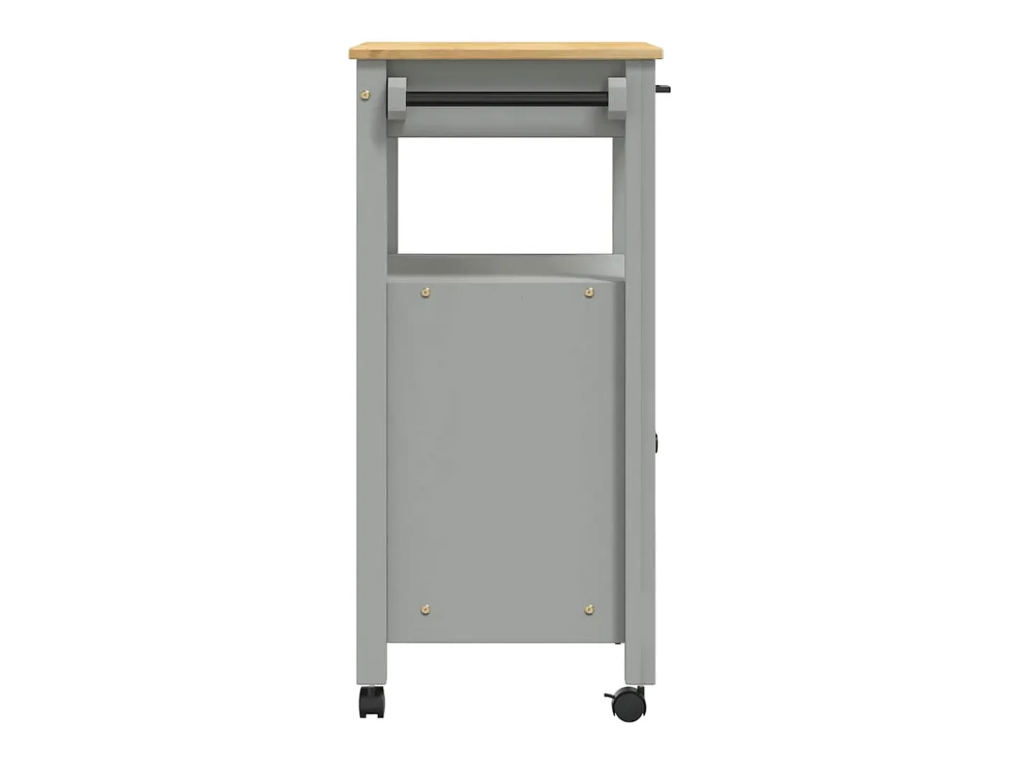 Carrito de cocina MONZA madera maciza de pino 60x40x88,5 cm