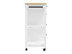 Carrito de cocina MONZA madera maciza de pino 84x40x88,5 cm