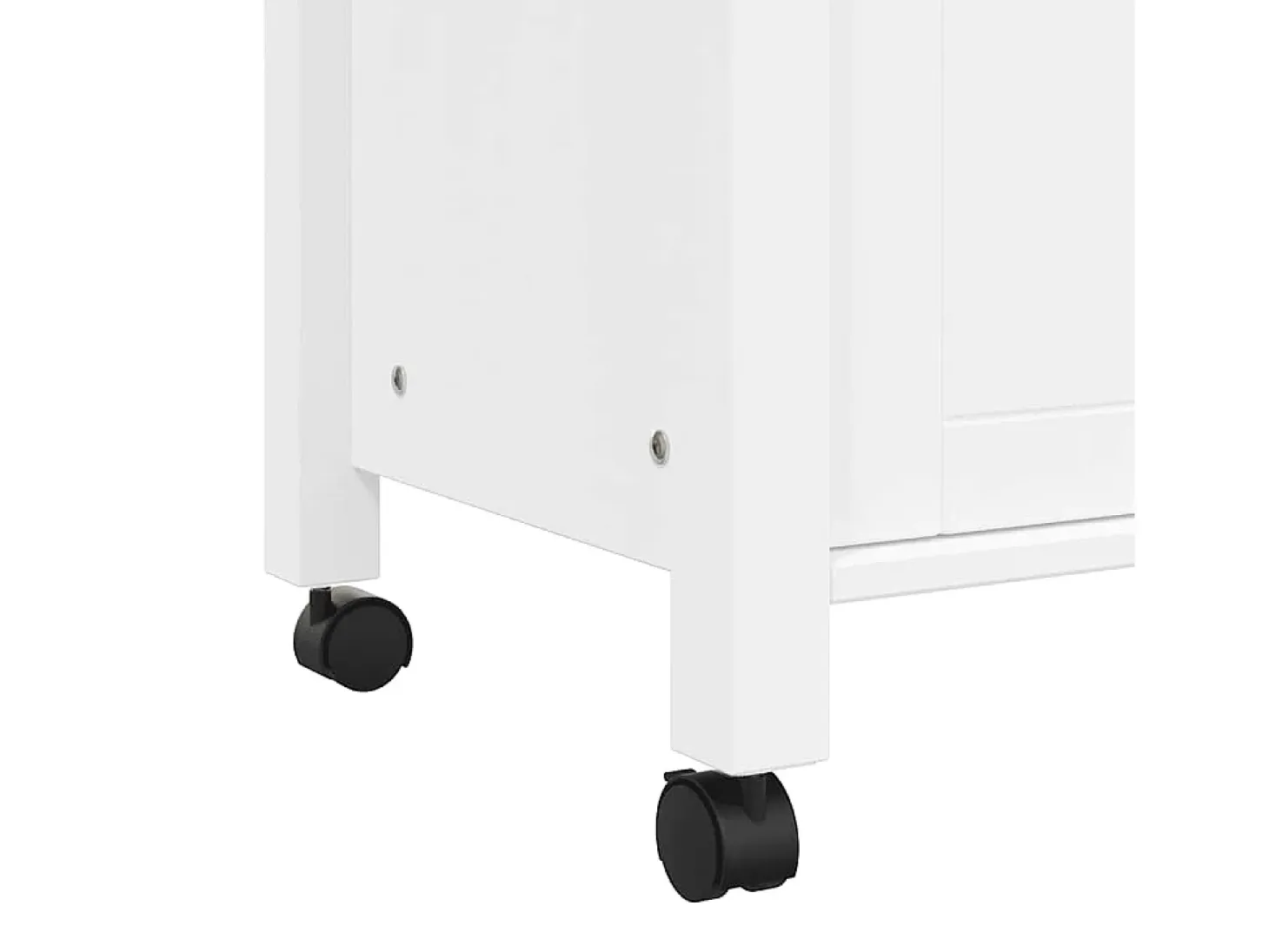 Carrito de cocina MONZA madera maciza de pino 84x40x88,5 cm