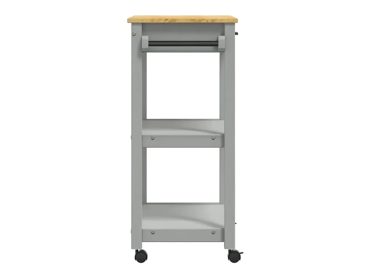 Carrito de cocina MONZA madera maciza de pino 60x40x88,5 cm