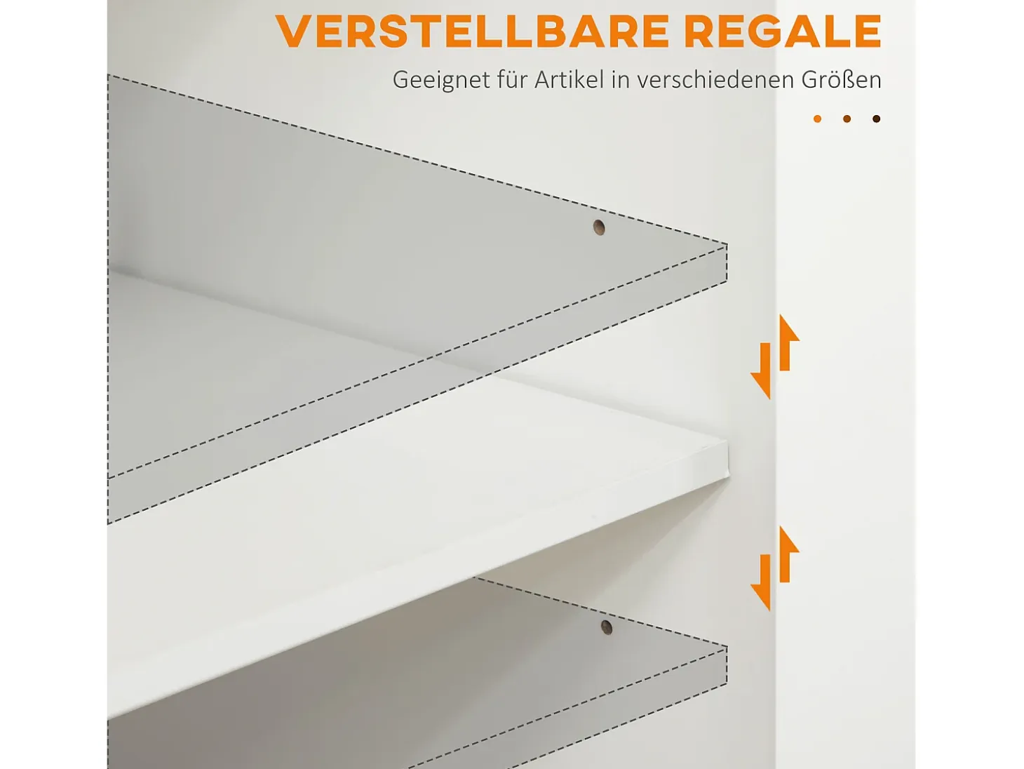 Carrito de cocina móvil con encimera, estante regulable, MDF blanco (109x40x89cm)