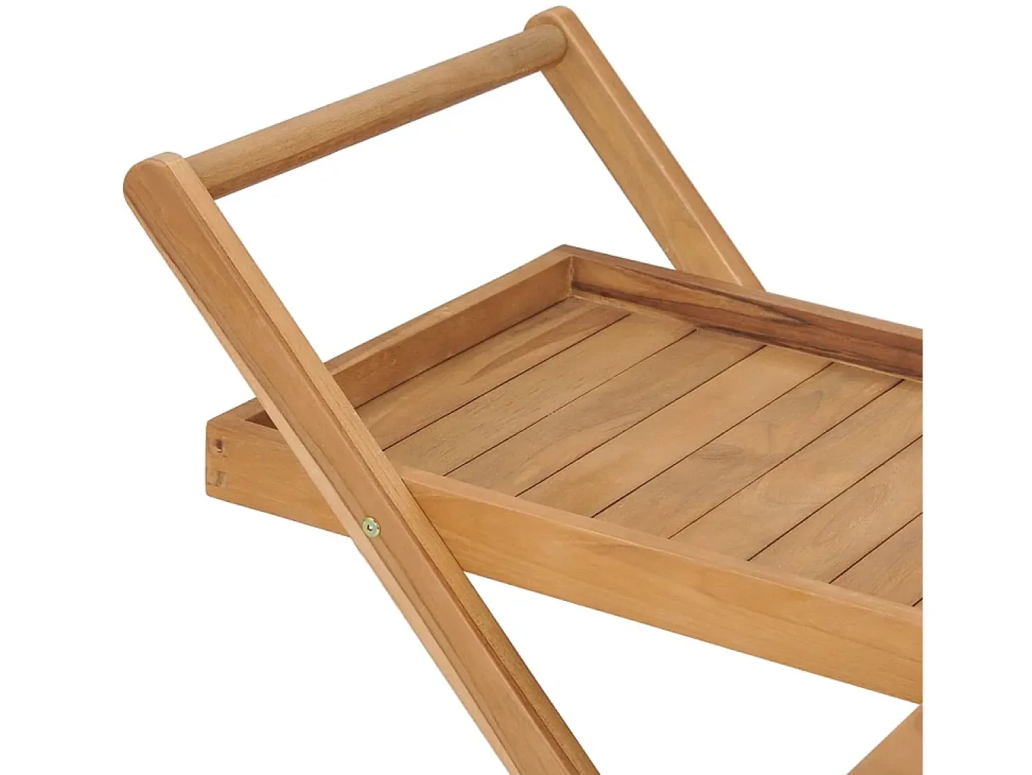 Carrito del té de madera maciza de teca