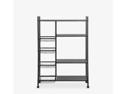 Carrito verdulero de cocina moderno con ruedas 115x32x135cm Faris Deluxe