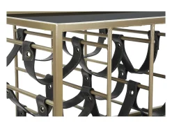Carrito VKH5, Negro, 79x39,5x82 cm, Kendra Home