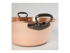 Cazuela de cobre para mermelada de 26 cm 3L inducción Baumalu - ¡Haz tus propias mermeladas como antaño!