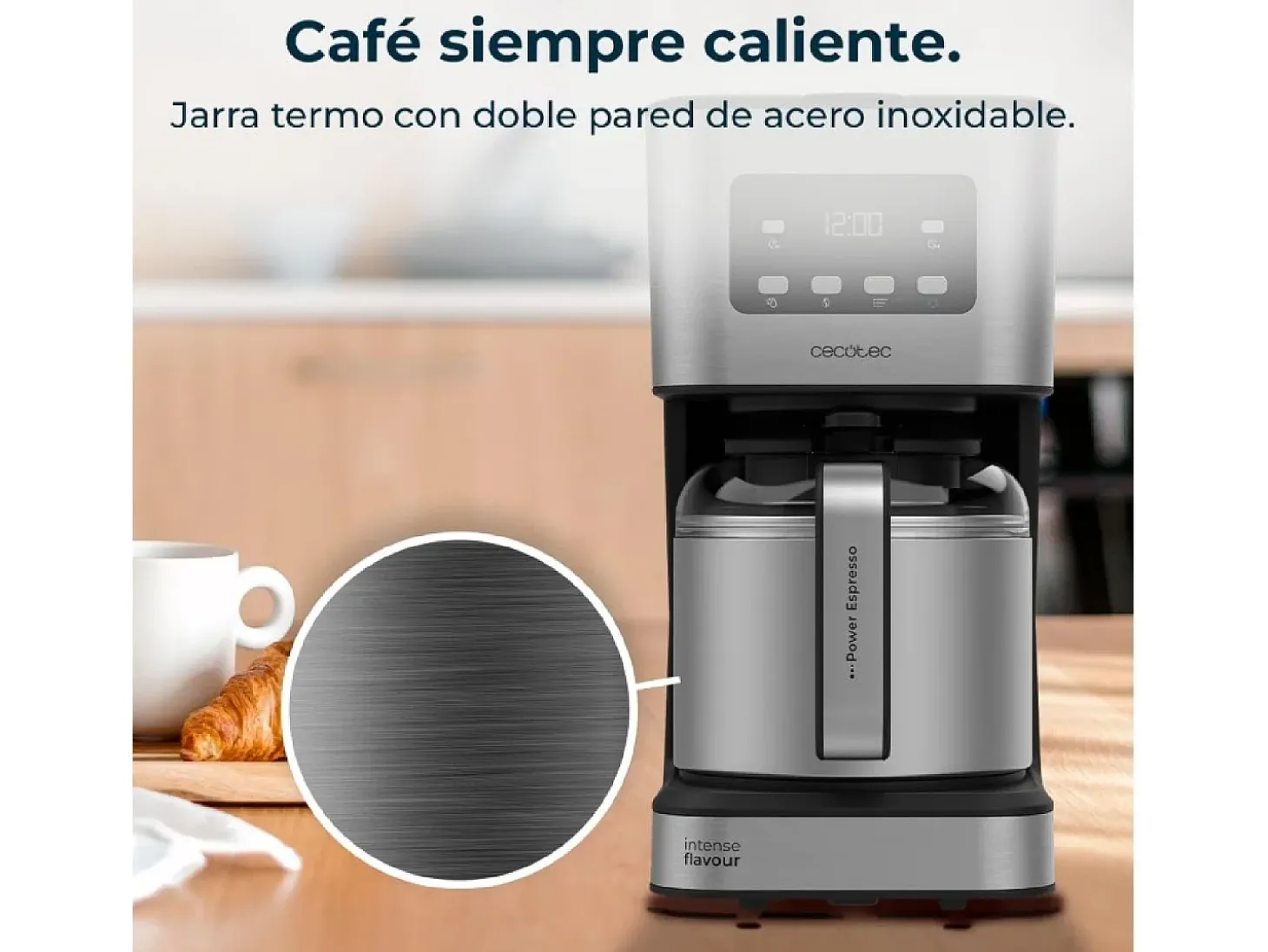 Cecotec Cafetera de goteo Coffee 66 Drop & Thermo Time