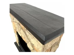 Chimenea de bioetanol Biochimenea de suelo Belluno efecto piedra artificial L105xD38xH100