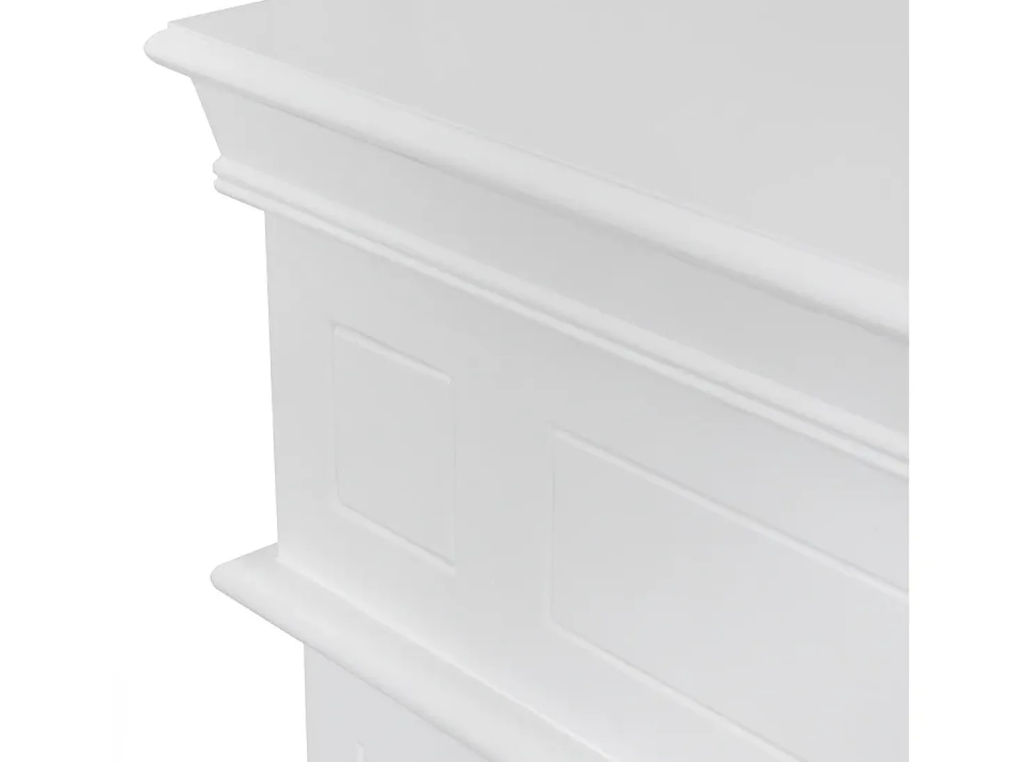 Chimenea de bioetanol biochimenea de suelo Cambridge en madera Blanco 110x37x102h