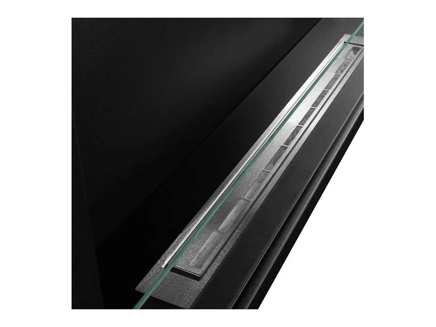 Chimenea de bioetanol de esquina empotrada biochimenea de esquina 120x45 SUTRI 120 DX