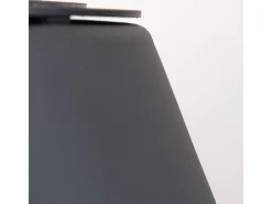 Chimenea de bioetanol de pie STROMBOLI antracita, brasero para interior y exterior, d.60 x h.56