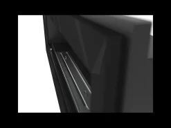 Chimenea de bioetanol empotrada Frame 1500 SimpleFire con cristal negro