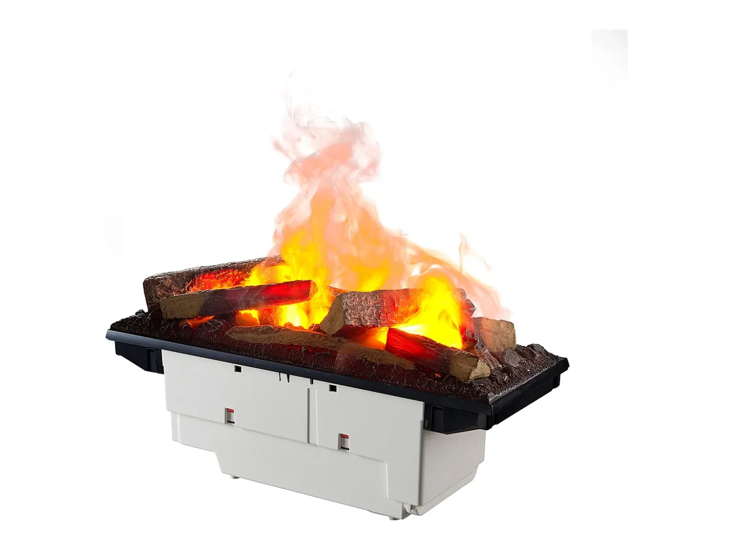 Chimenea eléctrica BALDERIA Ikarus - Columna de pie - Blanco, alta
