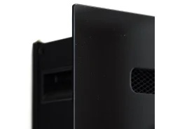 Chimenea eléctrica CHICAGO, chimenea de pared empotrada, L101.6 x D14 x H54.6