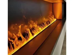 Chimenea eléctrica con quemador de vapor de agua 3D APP Inserto incorporado 75 PRO-LINE