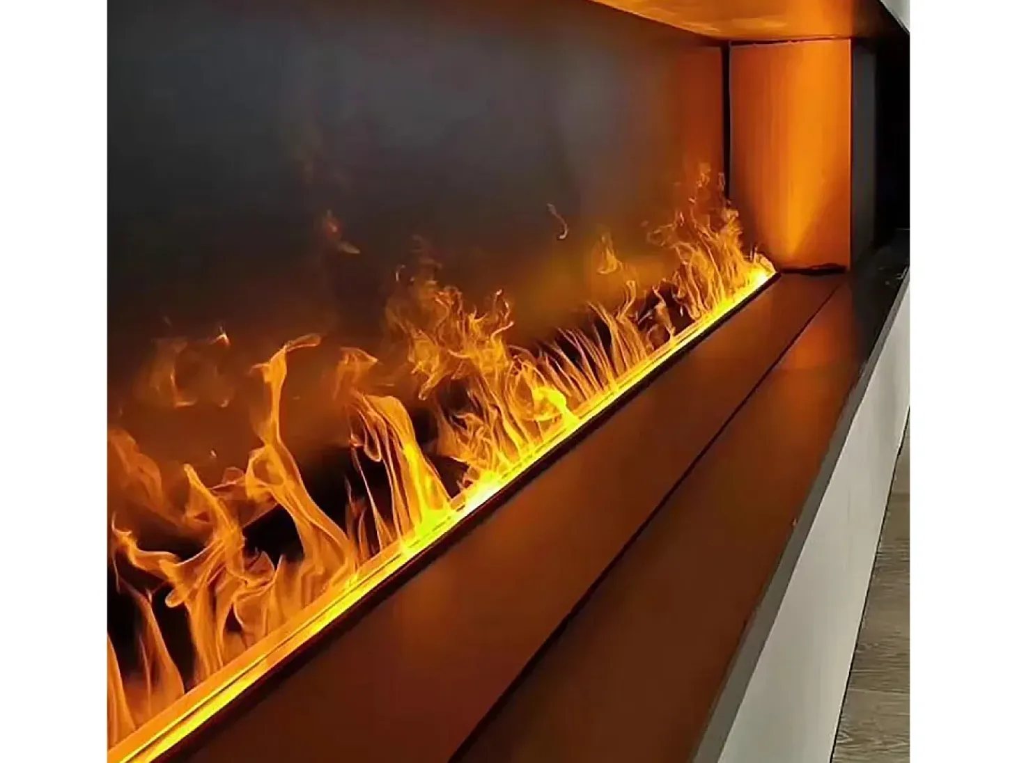 Chimenea eléctrica de vapor de agua con quemador integrado 3D APP 75 PRO-LINE