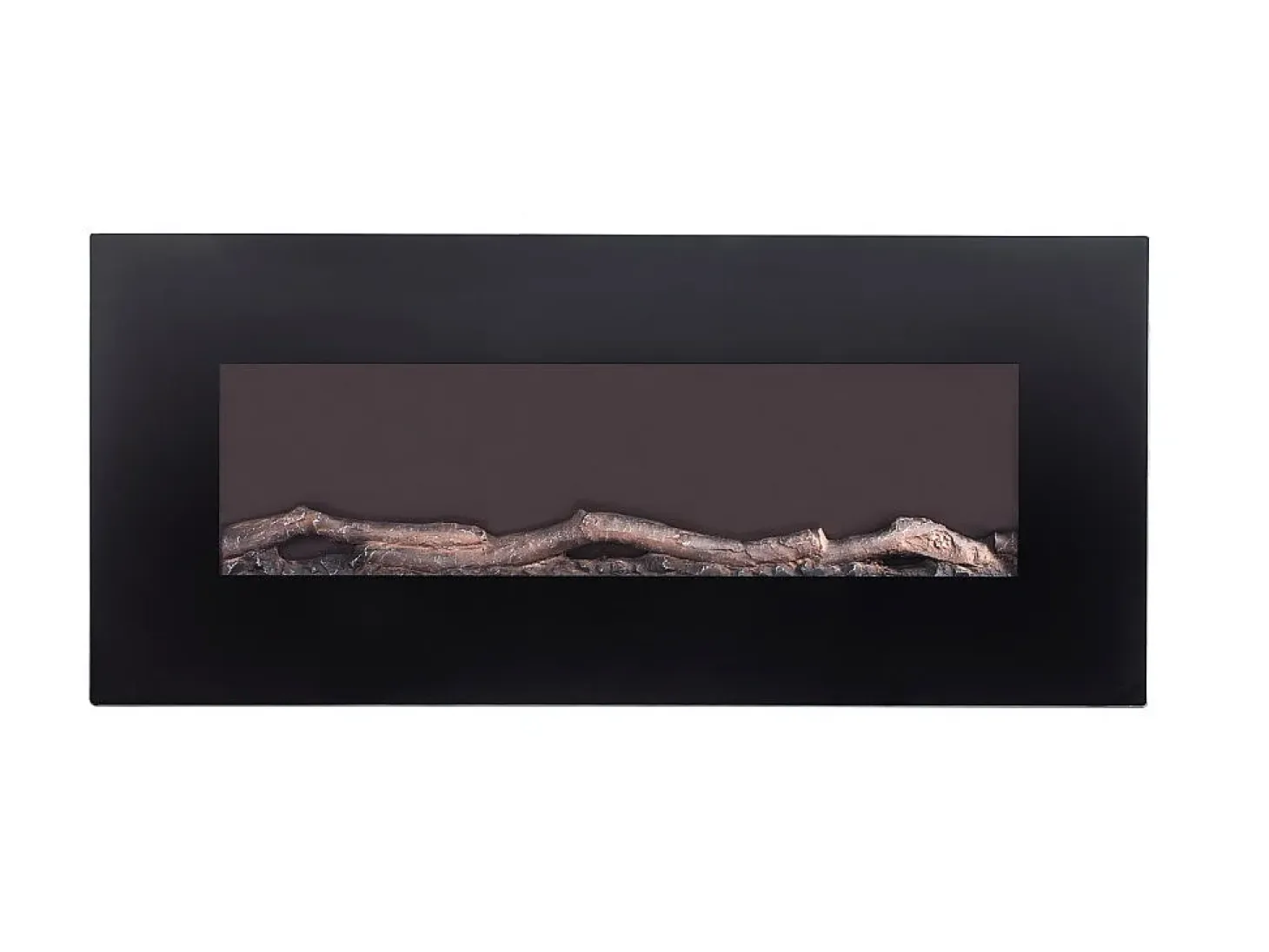 Chimenea eléctrica LALITA - L.110xAn.14xAlt.49cm - Negra