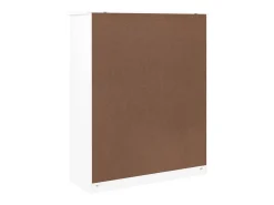 Cómoda ALTA blanca 77x30x92 cm madera maciza de pino