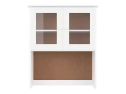 Cómoda ALTA blanca 77x30x92 cm madera maciza de pino