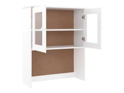 Cómoda ALTA blanca 77x30x92 cm madera maciza de pino