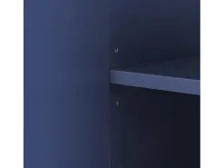 Cómoda buffet 120x30x80 cm minimalista moderna sin tirador - Azul