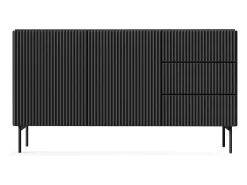 Cómoda, negro, 147 x 81,2 x 39,8 cm