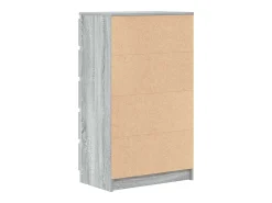 Cómoda Sonoma gris 60x36x103 cm Madera de ingeniería