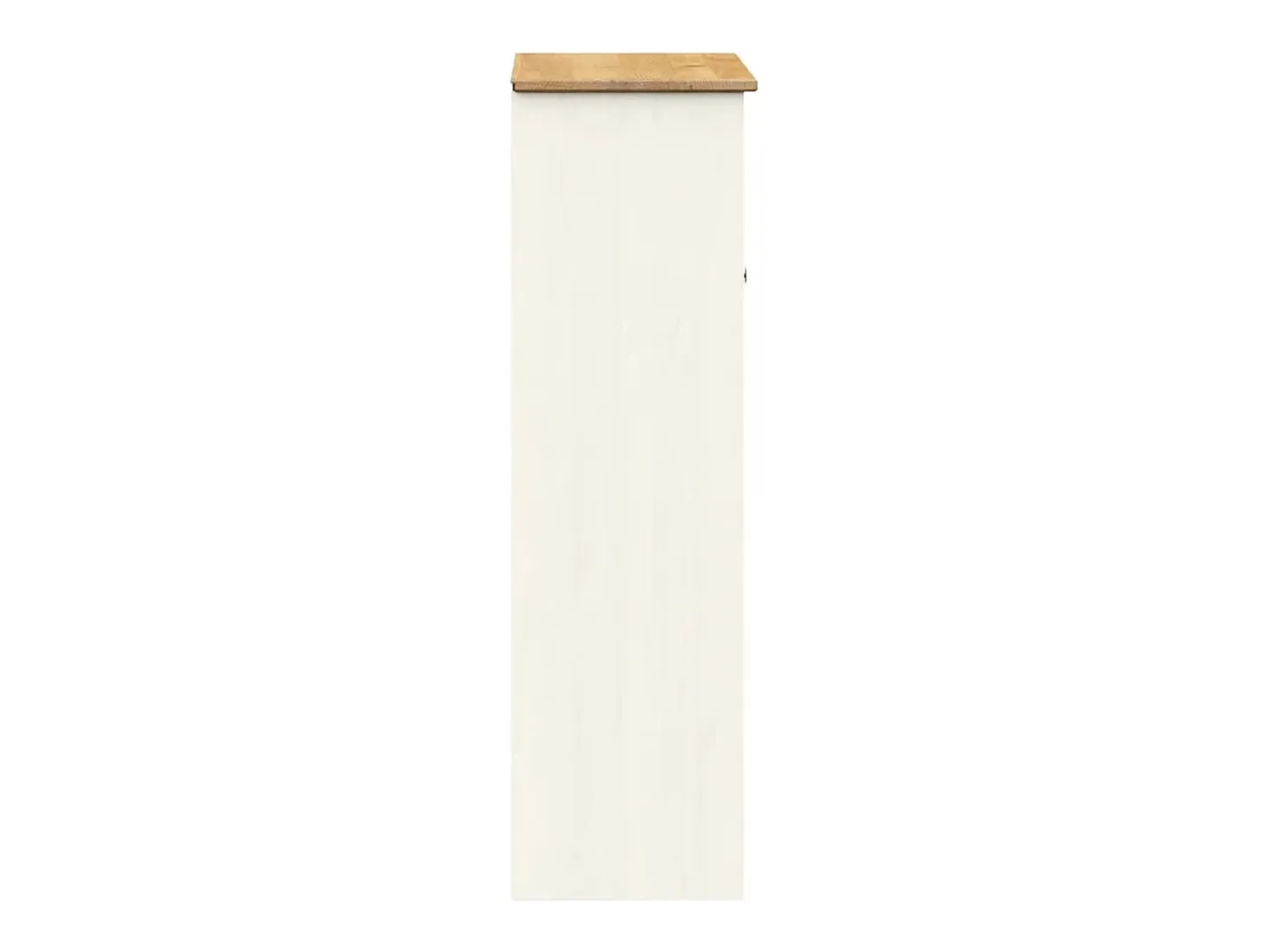 Cómoda VIGO blanca 78x30x100 cm madera maciza de pino